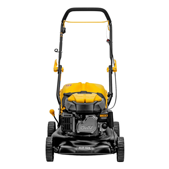 Газонокосилка бензиновая GLD-420, 146 см3, ширина 42 см, 40 л Denzel