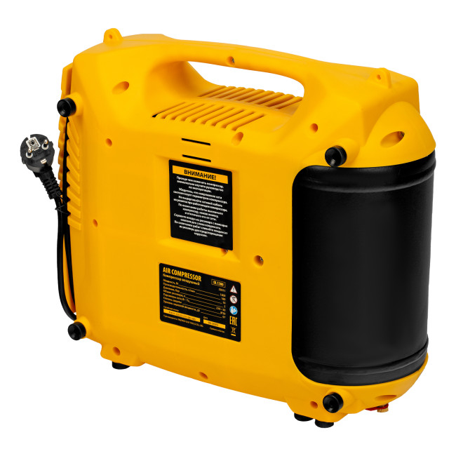 Компрессор воздушный DL1300, 10 бар, 1,3 кВт 180 л/мин 5 л, с набором аксессуаров Denzel Компрессор воздушный DL1300, 10 бар, 1,3 кВт 180 л/мин 5 л, с набором аксессуаров Denzel