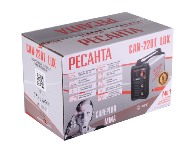 Сварочный аппарат инверторный РЕСАНТА САИ-220T LUX