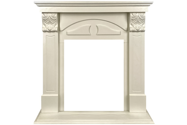 Каминокомплект Dublin (деревянный) RUSTIC (Разборный) - Слоновая кость с очагом Majestic FX M Black RC Каминокомплект Dublin (деревянный) RUSTIC (Разборный) - Слоновая кость с очагом Majestic FX M Black RC