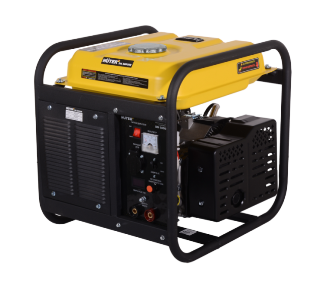 Электрогенератор инверторный DN 5000iW, с функцией сварки Huter