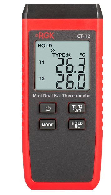 Термометр RGK CT-12 с поверхностным зондом TR-10S