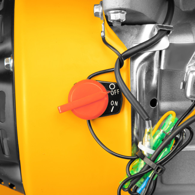 Мотоблок DPT-270SB, 7 л.с., ремен.сцеп, фрез 3х4, ШОМ, без колес, передачи 2В/1Н Denzel