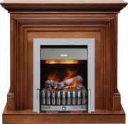 Каминокомплект Bradford - Орех с очагом Danville Chrome FB2