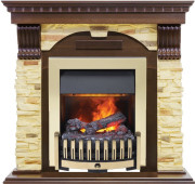 Каминокомплект Dublin - Темный дуб / Сланец с очагом Danville Brass FB2 Каминокомплект Dublin - Темный дуб / Сланец с очагом Danville Brass FB2