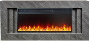 Каминокомплект Line 42 Concrete (Разборный) - Серый бетон с очагом Vision 42 LED