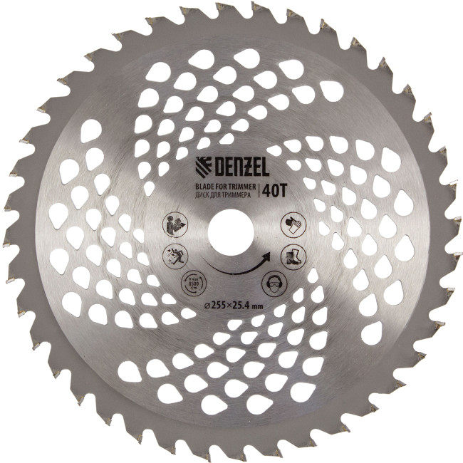 Триммер бензиновый DT 43, 43 см3, 2.5 л. с, неразъемная штанга, состоит из 2 частей Denzel