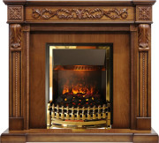 Каминокомплект Neapol - Дуб антик с очагом Atherton