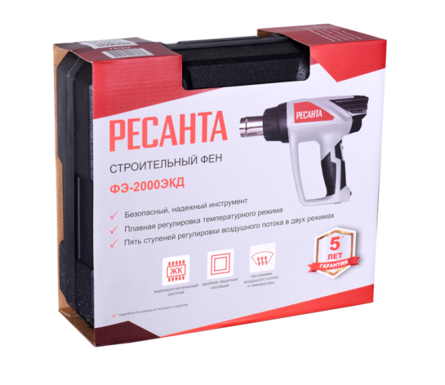 Строительный фен ФЭ-2000ЭКД Ресанта