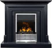 Каминокомплект Bradford - Серый графит с очагом Flagstaff