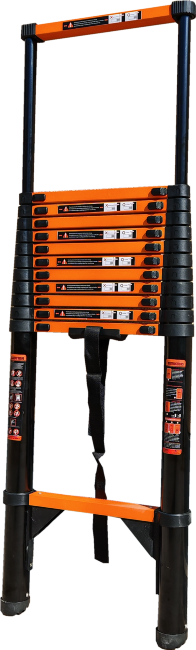 Лестница телескопическая 3,1 м ТАЛМЕТ/TALMET TM-1031С (углеродистая сталь)