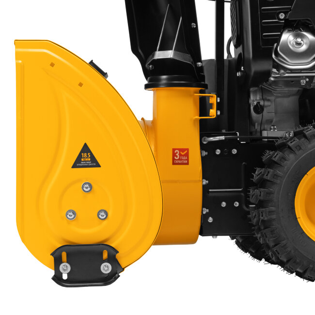 Бензиновая снегоуборочная машина SBL 711D PRO, 302cc, эл.старт, фара, обогрев, блок. дифф. Denzel