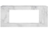 Каминокомплект Line 42 SFT White Marble (Разборный) - Белый мрамор с очагом Vision 42 LED