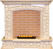 Каминокомплект Preston - Слоновая кость с патиной / Кирпич с очагом Cassette 400 LNH-INT PS (без дров) Каминокомплект Preston - Слоновая кость с патиной / Кирпич с очагом Cassette 400 LNH-INT PS (без дров)