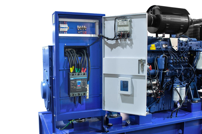 Дизельный генератор в кожухе (погодозащитном) с АВР 500 кВт ТСС АД-500С-Т400-2РПМ26