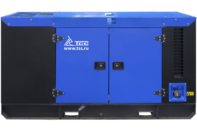 Дизельный генератор ТСС ЭД-24-Т400 с АВР в шумозащитном кожухе на прицепе Дизельный генератор ТСС ЭД-24-Т400 с АВР в шумозащитном кожухе на прицепе