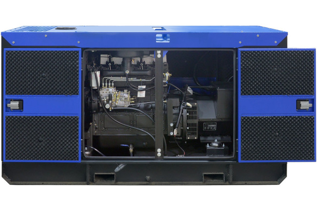 Дизельный генератор ТСС ЭД-24-Т400 с АВР в шумозащитном кожухе на прицепе Дизельный генератор ТСС ЭД-24-Т400 с АВР в шумозащитном кожухе на прицепе