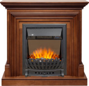 Каминокомплект Bradford - Орех с очагом Aspen Black