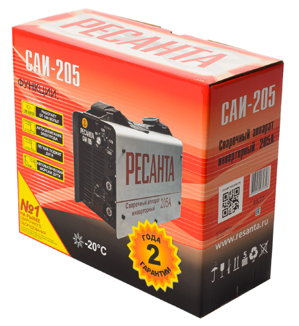 Сварочный аппарат инверторный САИ 205 Ресанта