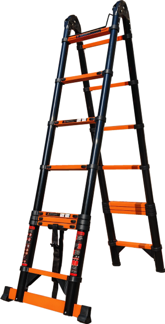 Лестница телескопическая трансформер 2,5/5,0 м ТАЛМЕТ/TALMET TM-5050C Лестница телескопическая трансформер 2,5/5,0 м ТАЛМЕТ/TALMET TM-5050C