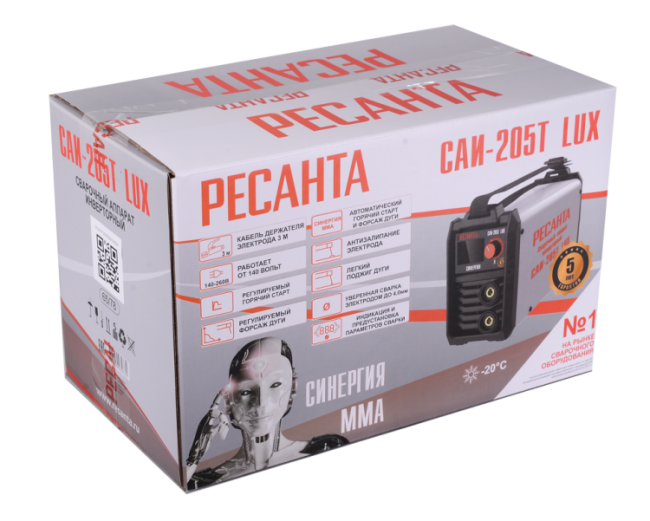 Сварочный аппарат инверторный САИ-205T LUX Ресанта