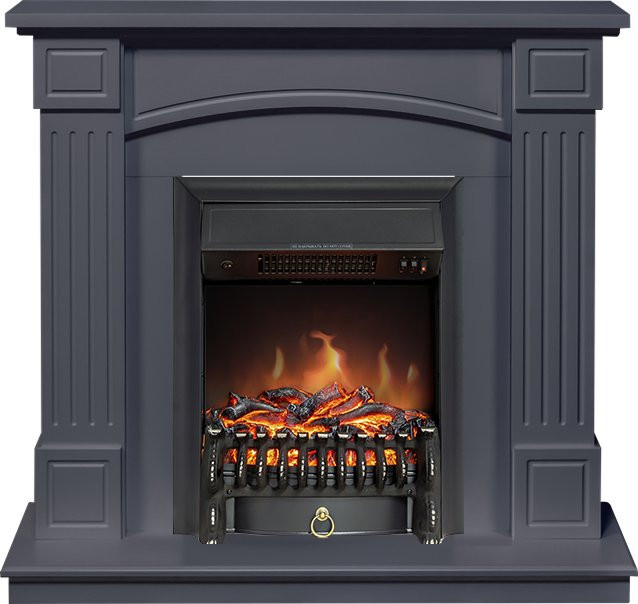 Каминокомплект Boston - Серый графит (Высота 925см) с очагом Fobos FX Black