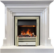 Каминокомплект Bradford - Белый с очагом Cavendish