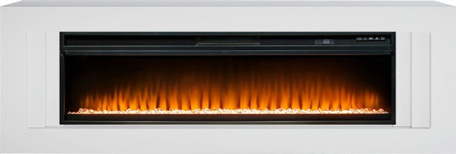 Каминокомплект Line 60 SFT - Белый с очагом Vision 60 LED