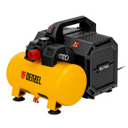 Компрессор DLS750/6 безмасляный малошумный 750 Вт, 140 л/мин,ресивер 6 л Denzel Компрессор DLS750/6 безмасляный малошумный 750 Вт, 140 л/мин,ресивер 6 л Denzel