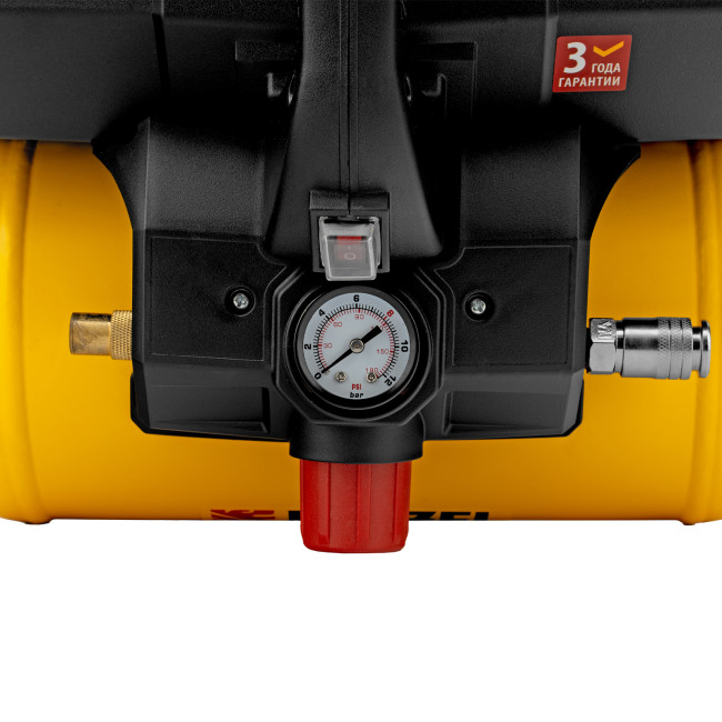 Компрессор  DLS750/6 безмасляный малошумный 750 Вт, 140 л/мин,ресивер 6 л Denzel