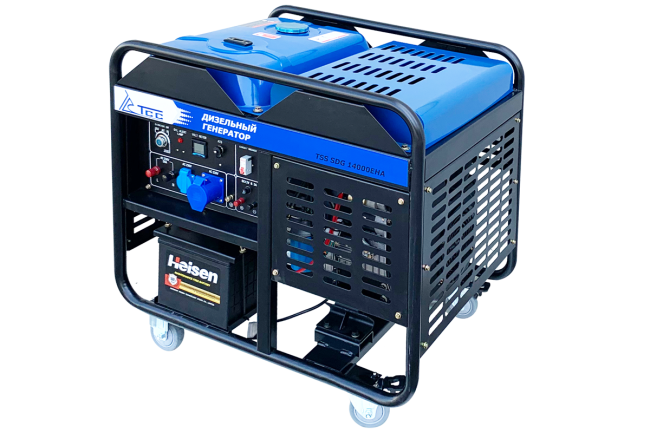 Дизель генератор TSS SDG 14000EHA в кожухе МК-3.1