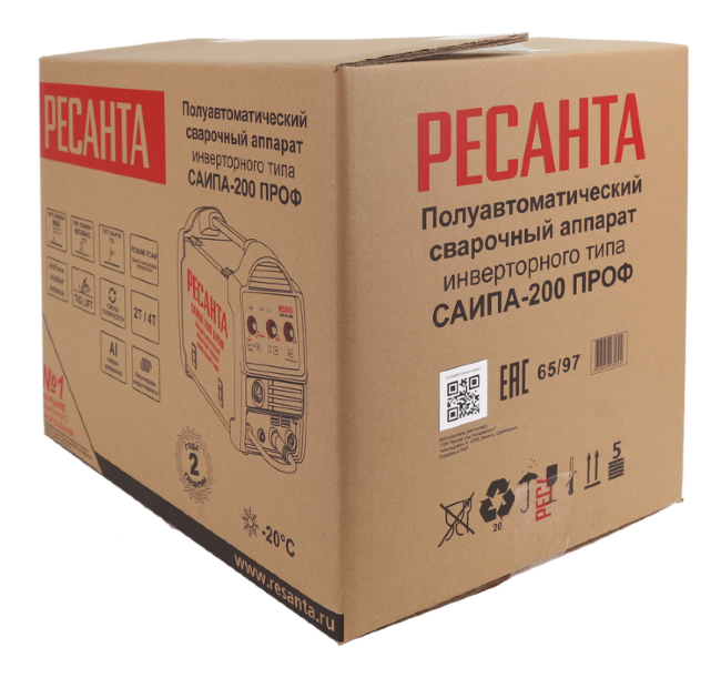 Сварочный полуавтомат Ресанта САИПА-200ПРОФ (MIG/MAG)